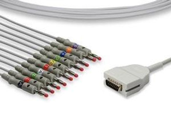 CABLES AND SENSORS DIRECT-CONNECT ECG CABLES K10-BK1-B0