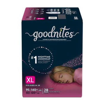 KIMBERLY-CLARK GOODNITES 53379 UNDERPANTS