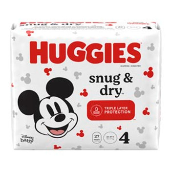 KIMBERLY-CLARK HUGGIES 51472 SNUG & DRY DIAPERS