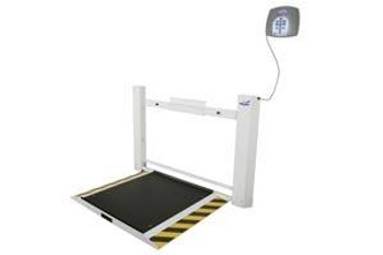 PELSTAR/HEALTH O METER PROFESSIONAL SCALE - ANTIMICROBIAL WALL MOUNTED WHEELCHAIR SCALE 2900KG-AM-BT