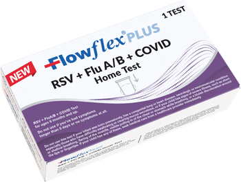 Acon Flowflex Plus L03A-R1445 RSV + Flu A/B +Covid 4 in 1 Home Test 