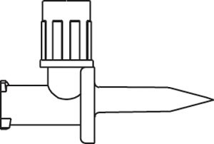 B BRAUN 412012 NEEDLE-FREE DISPENSING PINS