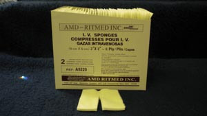AMD MEDICOM A9220 TRACH & IV NON-WOVEN DRESSING SPONGES