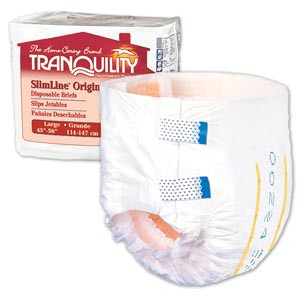 PRINCIPLE BUSINESS 2132 TRANQUILITY SLIMLINE DISPOSABLE BRIEFS