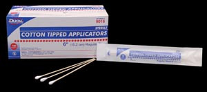 DUKAL 9016 COTTON TIPPED APPLICATORS