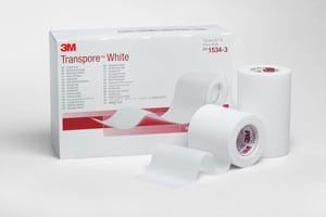 3M 1534-3 TRANSPORE WHITE DRESSING TAPE