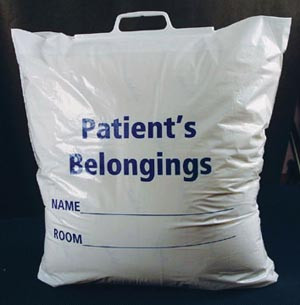 ADI 40229 PATIENT PERSONAL BELONGINGS BAGS