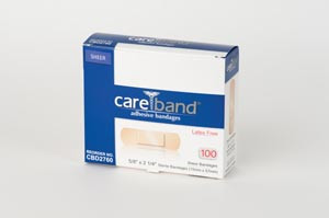 ASO CAREBAND CBD2760 SHEER ADHESIVE STRIP BANDAGES