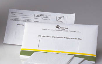 BECKMAN COULTER 62200 HEMOCCULT BARRIER MAILING POUCH