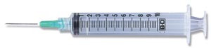 BD 309643 10 ML SYRINGES & NEEDLES