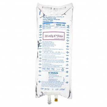 B BRAUN L6520 POTASSIUM CHLORIDE INJECTIONS