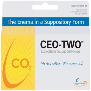 BEUTLICH 0283-0808-36 CEO-TWO LAXATIVE SUPPOSITORIES