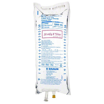 B BRAUN L6450 POTASSIUM CHLORIDE INJECTIONS
