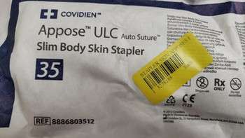 COVIDIEN 8886803512 SURGICAL DEVICES APPOSE ULC SKIN STAPLER