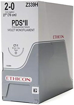 ETHICON Z339H PDS II (POLYDIOXANONE) SUTURES
