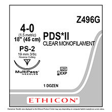 ETHICON Z496G PDS II (POLYDIOXANONE) SUTURES