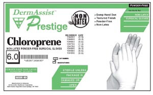 INNOVATIVE 134700 DERMASSIST PRESTIGE POLYCHLOROPRENE POWDER-FREE SURGICAL GLOVES