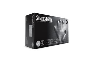 SEMPERMED BKNF105 SEMPERFORCE NITRILE EXAM POWDER FREE TEXTURED GLOVE