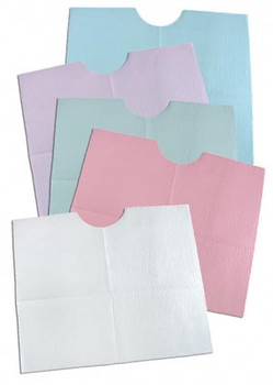 TIDI 917902 3-PLY TISSUE POLY CONTOUR BIB