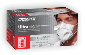 CROSSTEX GCFCXSSF SECUREFIT ULTRA SENSITIVE EARLOOP MASK
