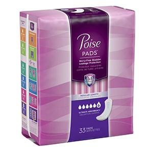 KIMBERLY-CLARK 33592 POISE PADS