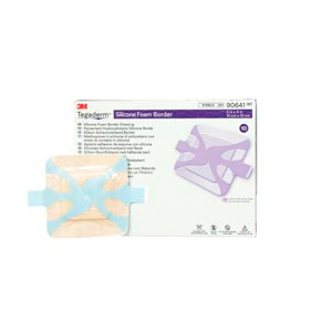 3M 90641 TEGADERM SILICONE FOAM BORDER DRESSING