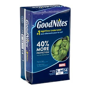 KIMBERLY-CLARK 41313 GOODNITES UNDERPANTS