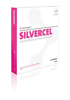3M ACELITY SILVERCEL NON-ADHERENT ANTIMICROBIAL ALGINATE DRESSING 800408