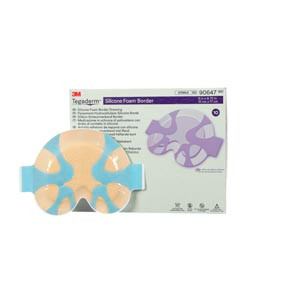 3M TEGADERM SILICONE FOAM BORDER DRESSING 90647