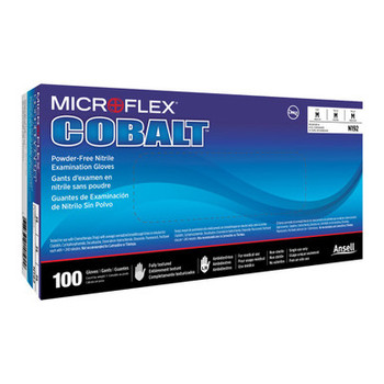ANSELL MICROFLEX COBALTPOWDER-FREE NITRILE EXAM GLOVES N190
