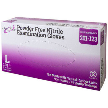 OMNI INTERNATIONAL OMNITRUST NITRILE POWDER FREE EXAMINATION GLOVE 201-123