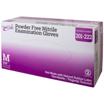OMNI INTERNATIONAL OMNITRUST NITRILE POWDER FREE EXAMINATION GLOVE 201-222