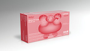 VENTYV NITRILE POWDER FREE EXAM GLOVE PLUS 3.5 (ELEPHANT) 10335101