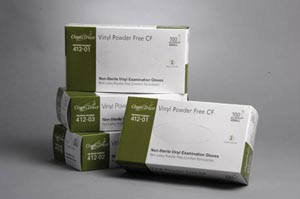 OMNI INTERNATIONAL OMNITRUST VINYL POWDER FREE EXAMINATION GLOVE 412-03