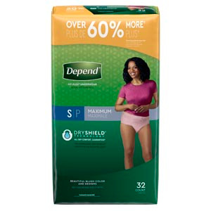 KIMBERLY-CLARK DEPEND 53741 PROTECTIVE UNDERWEAR