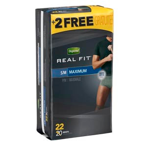 KIMBERLY-CLARK DEPEND 50976 PREMIUM UNDERWEAR