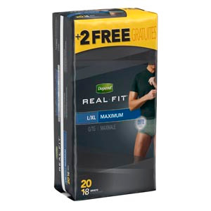 KIMBERLY-CLARK DEPEND 50979 PREMIUM UNDERWEAR