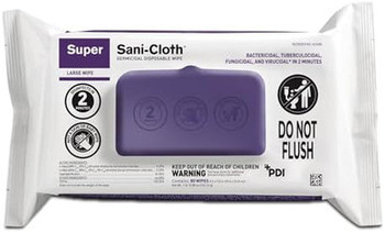PDI SUPER SANI-CLOTH A22480 GERMICIDAL DISPOSABLE WIPE