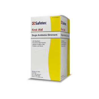 SAFETEC SINGLE ANTIBIOTIC OINTMENT WITH BACITRACIN ZINC 53310