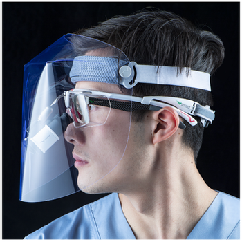 UNIVET FACE SHIELD W/HEADBAND MDU7002S
