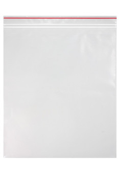 MEDEGEN MINIGRIP RED LINE ZIP CLOSURE BAGS MGRL6P1215