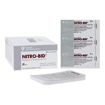 Nitro-Bid Nitroglycerin 2% Ointment 1 Gram