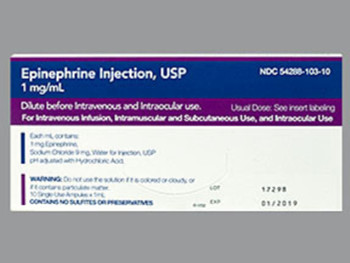 Epinephrine, Preservative Free, Ampule