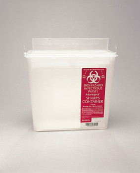 PLASTI 141020 WALL MOUNTED SHARPS DISPOSAL SYSTEM
