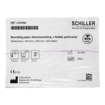 SCHILLER EKG RECORDING PAPER 8 X 11