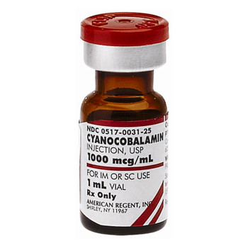 American Regent Cyanocobalamin 1,000mcg/ml Injection