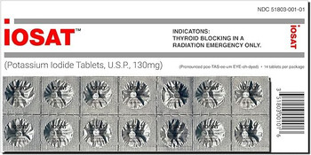 IOSAT Potassium Iodide Tablets
