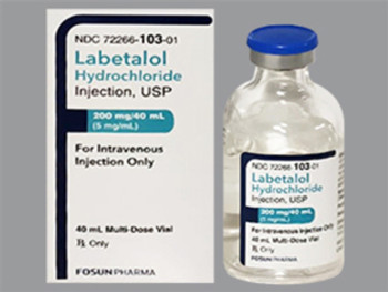Labetalol HCL 200mg Multi-Dose Vial