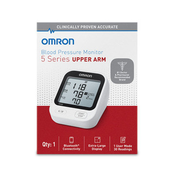 OMRON 5 SERIES WIRELESS UPPER ARM BLOOD PRESSURE MONITOR BP7255