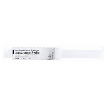 McKesson 191-MIS-1130 Med Stream Prefilled Saline IV Flush Syringe 10mL